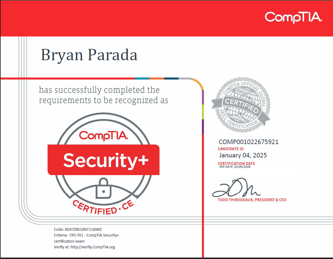 COMPTIA Security+ image